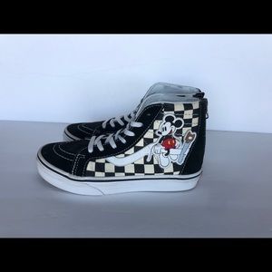 Vans Disney Mickey Mouse 90th Anniversary Sk8-Hi Zip Shoes Youth Kids Size 2.5